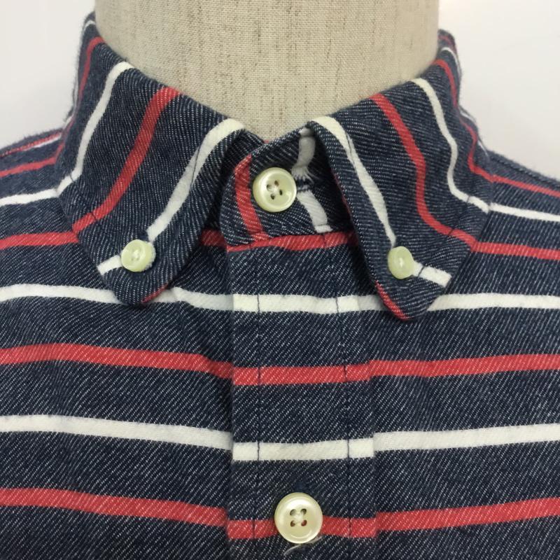 ビームス ハート BEAMS HEART シャツ、ブラウス 長袖 ボーダー M ボーダー柄 マルチカラー / マルチカラー / メンズ USED 古着 中古 10044758