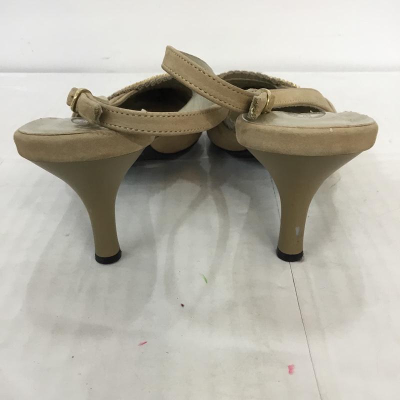 ストロベリーフィールズ STRAWBERRY-FIELDS サンダル サンダル ヒールサンダル 23cm 箱無 23.0cm 無地 X ベージュ / ベージュ / レディース USED 古着 中古 10044794
