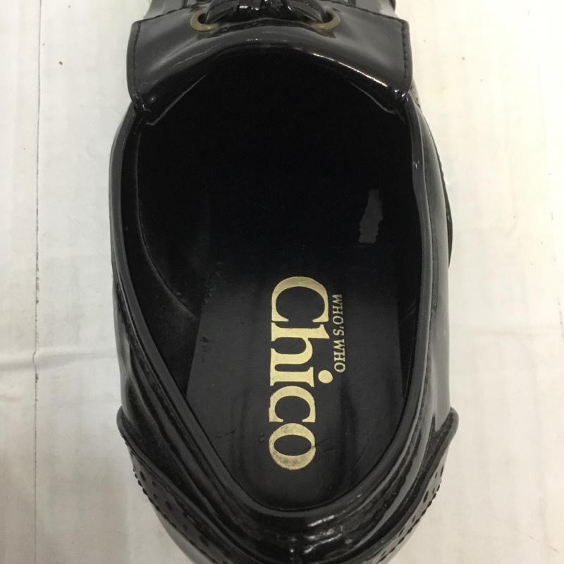 フーズフーチコ who's who Chico パンプス パンプス ヒール タッセル S 無地 黒 / ブラック / レディース USED 古着 中古 10044814