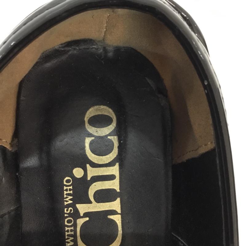 フーズフーチコ who's who Chico パンプス パンプス ヒール タッセル S 無地 黒 / ブラック / レディース USED 古着 中古 10044814