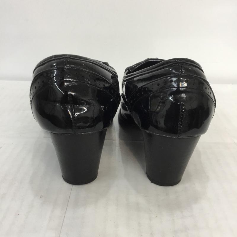 フーズフーチコ who's who Chico パンプス パンプス ヒール タッセル S 無地 黒 / ブラック / レディース USED 古着 中古 10044814