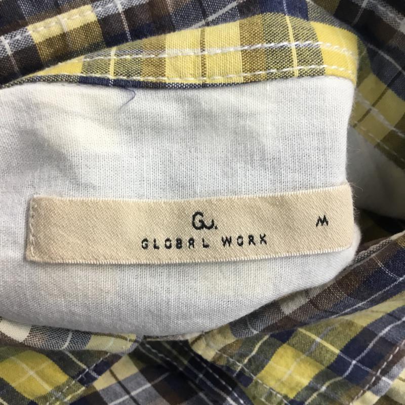 グローバルワーク GLOBAL WORK シャツ、ブラウス 長袖 チェックシャツ M チェック マルチカラー / マルチカラー / メンズ USED 古着 中古 10044819