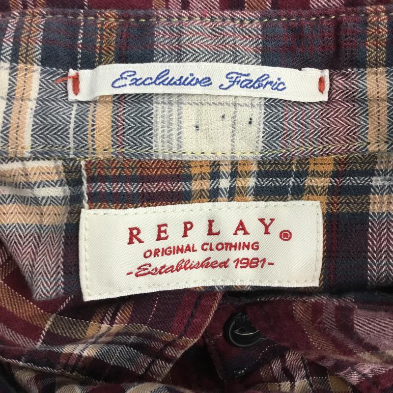 リプレイ REPLAY シャツ、ブラウス 長袖 チェックシャツ チェック マルチカラー / マルチカラー / メンズ USED 古着 中古 10044834
