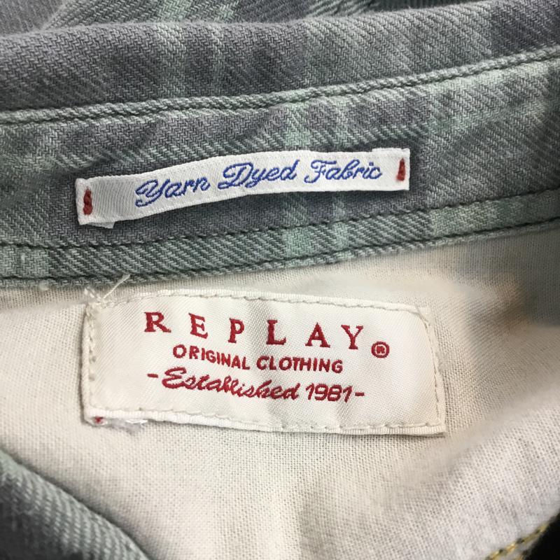 リプレイ REPLAY シャツ、ブラウス 長袖 チェックシャツ チェック マルチカラー / マルチカラー / メンズ USED 古着 中古 10044842