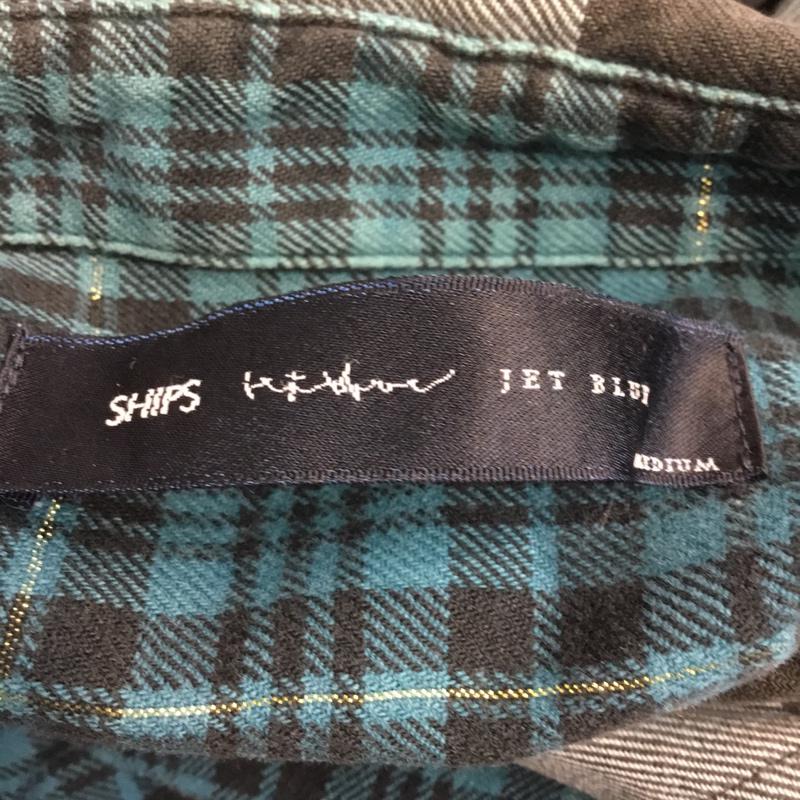 シップスジェットブルー SHIPS JET BLUE シャツ、ブラウス 長袖 チェックシャツ M チェック マルチカラー / マルチカラー / メンズ USED 古着 中古 10044843