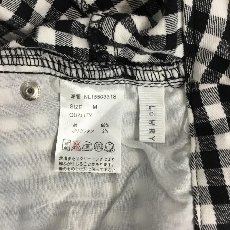 ローリーズファーム LOWRYS FARM スカート ミニスカート チェックスカート M チェック 白 / ホワイト / X 黒 / ブラック / レディース USED 古着 中古 10044892