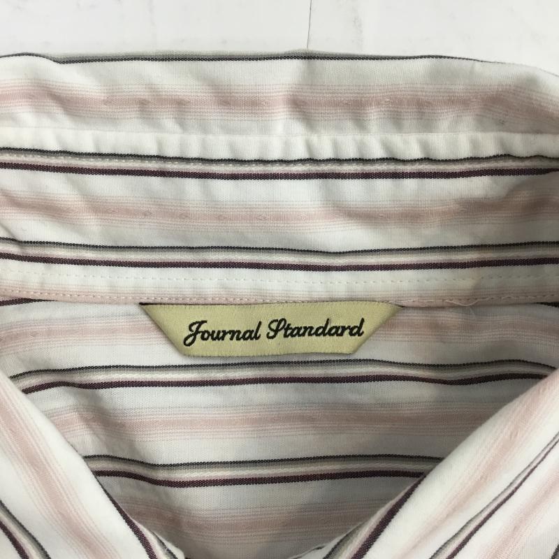 ジャーナルスタンダード JOURNAL STANDARD シャツ、ブラウス 長袖 ストライプシャツ M ストライプ マルチカラー / マルチカラー / メンズ USED 古着 中古 10044985