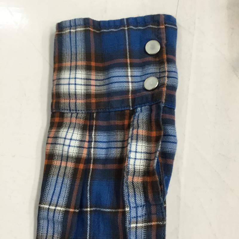 ビームス BEAMS シャツ、ブラウス 長袖 チェック S チェック 白 / ホワイト / X 青 / ブルー / X 橙 / オレンジ / メンズ USED 古着 中古 10044998