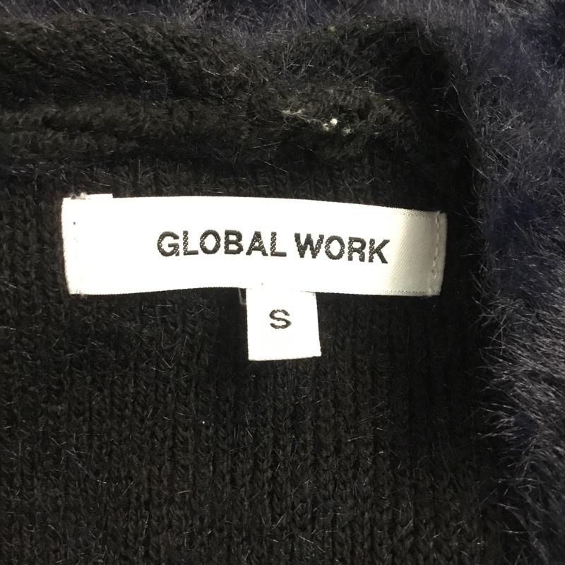 グローバルワーク GLOBAL WORK ニット、セーター 長袖 S 無地 紺 / ネイビー / レディース USED 古着 中古 10045017
