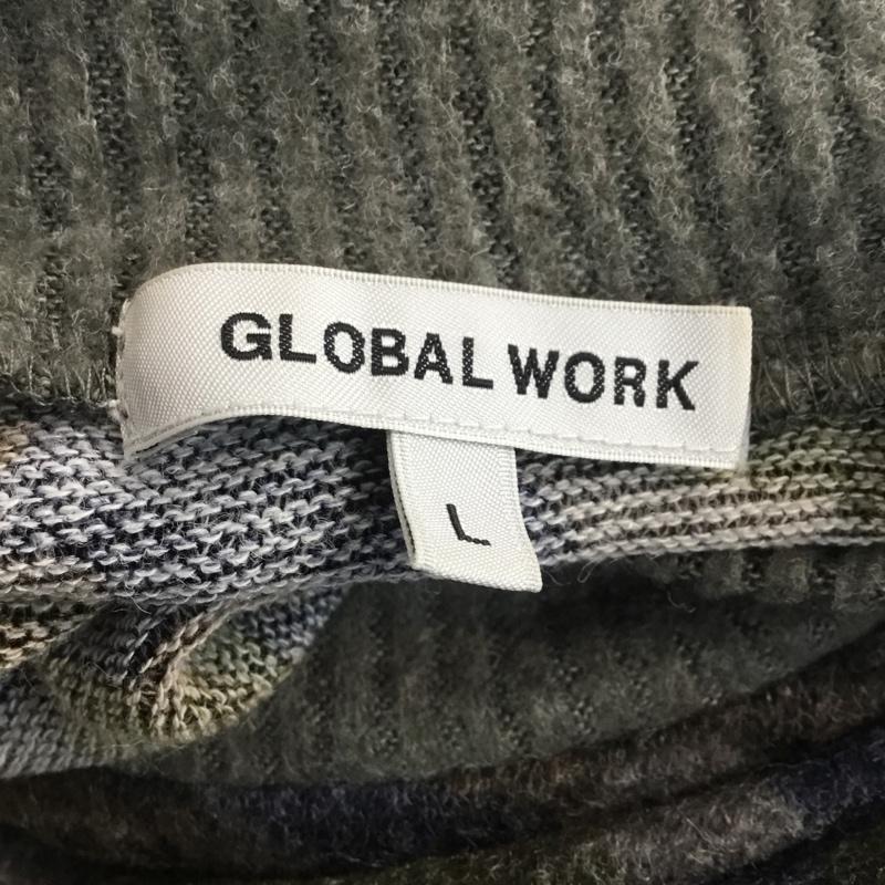 グローバルワーク GLOBAL WORK ニット、セーター 長袖 カモ柄 L カモフラージュ柄・迷彩 マルチカラー / マルチカラー / レディース USED 古着 中古 10045018