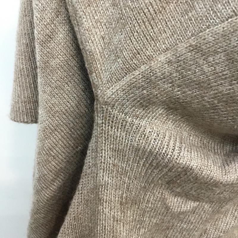 ディスコート Discoat ニット、セーター 長袖 FREE 無地 茶 / ブラウン / レディース USED 古着 中古 10045019