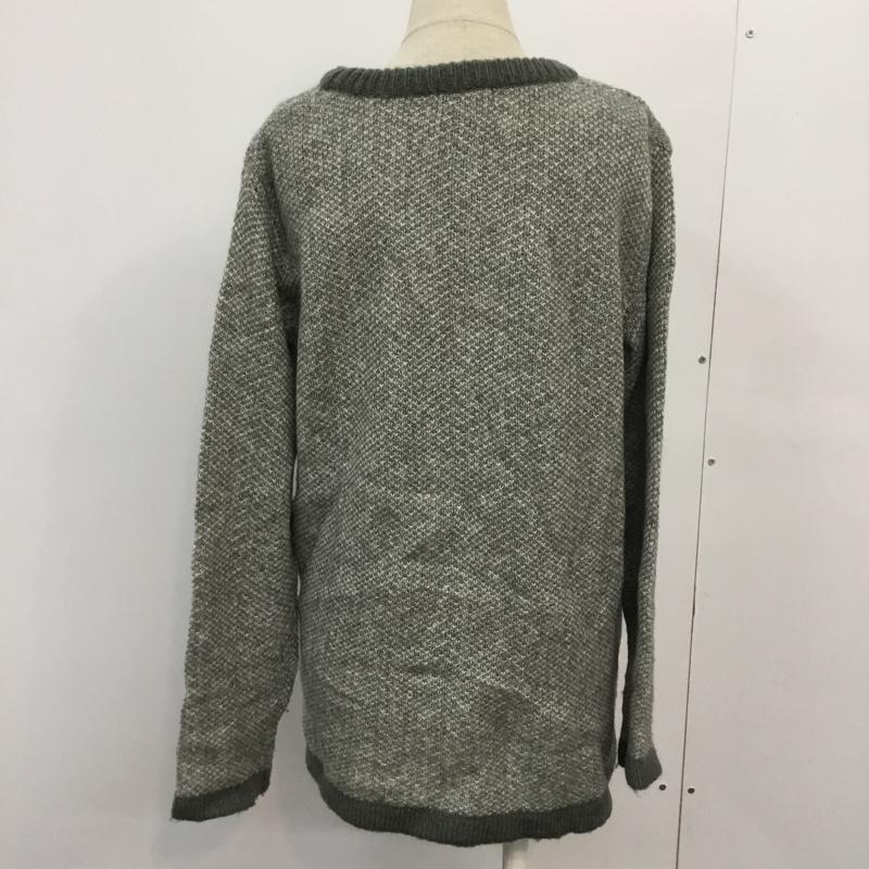アースミュージックアンドエコロジー earth music&ecology ニット、セーター 長袖 FREE 無地 灰 / グレー / レディース USED 古着 中古 10045020