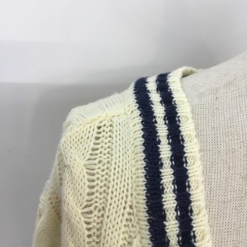 オリーブデオリーブ OLIVE des OLIVE ニット、セーター 長袖 4L 無地 オフホワイト / オフホワイト / レディース USED 古着 中古 10045024