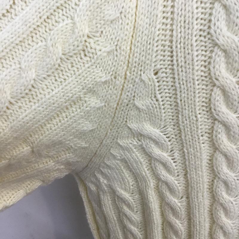 オリーブデオリーブ OLIVE des OLIVE ニット、セーター 長袖 4L 無地 オフホワイト / オフホワイト / レディース USED 古着 中古 10045024