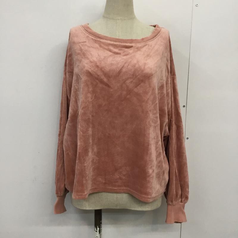 セポ cepo トレーナー 長袖 M 無地 桃 / ピンク / レディース USED 古着 中古 10045028