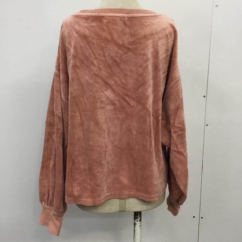 セポ cepo トレーナー 長袖 M 無地 桃 / ピンク / レディース USED 古着 中古 10045028