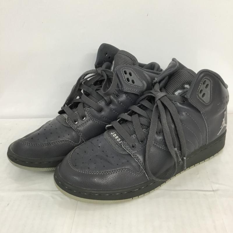 ナイキ NIKE スニーカー スニーカー AIR JORDAN 1 FLIGHT 4 PREM 828237-013 25cm 箱無 25.0cm 無地 ダークグレー / ダークグレー / メンズ USED 古着 中古 10045080