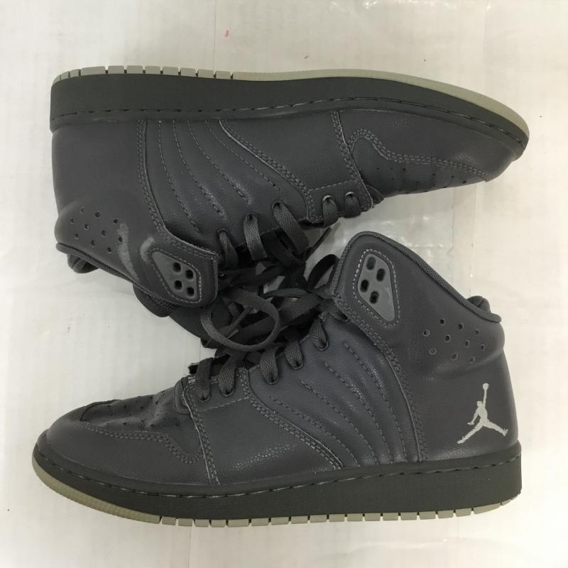 ナイキ NIKE スニーカー スニーカー AIR JORDAN 1 FLIGHT 4 PREM 828237-013 25cm 箱無 25.0cm 無地 ダークグレー / ダークグレー / メンズ USED 古着 中古 10045080