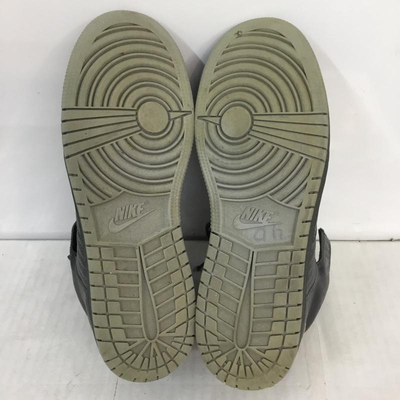 ナイキ NIKE スニーカー スニーカー AIR JORDAN 1 FLIGHT 4 PREM 828237-013 25cm 箱無 25.0cm 無地 ダークグレー / ダークグレー / メンズ USED 古着 中古 10045080
