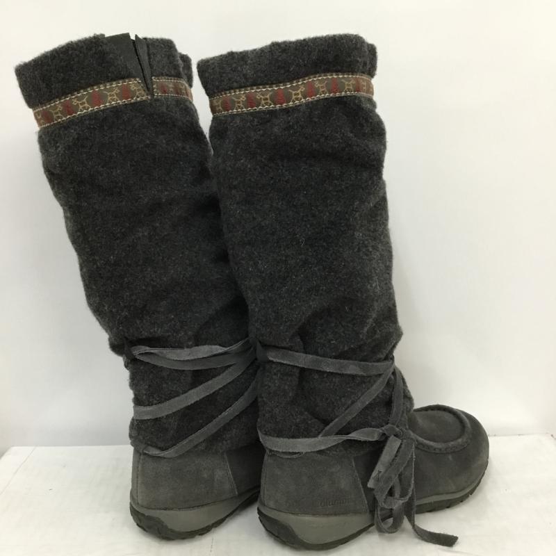 コロンビア Columbia ブーツ ロングブーツ KAH-NEE-TA BOOT YU9985-048 23cm 箱無 23.0cm 無地 X チャコールグレー / チャコールグレー / レディース USED 古着 中古 10045107