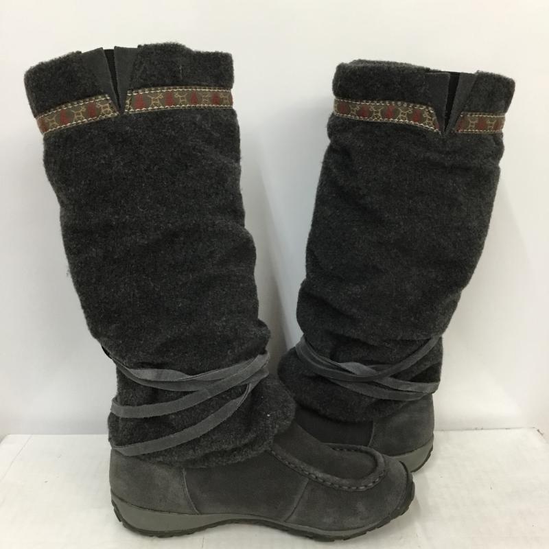 コロンビア Columbia ブーツ ロングブーツ KAH-NEE-TA BOOT YU9985-048 23cm 箱無 23.0cm 無地 X チャコールグレー / チャコールグレー / レディース USED 古着 中古 10045107