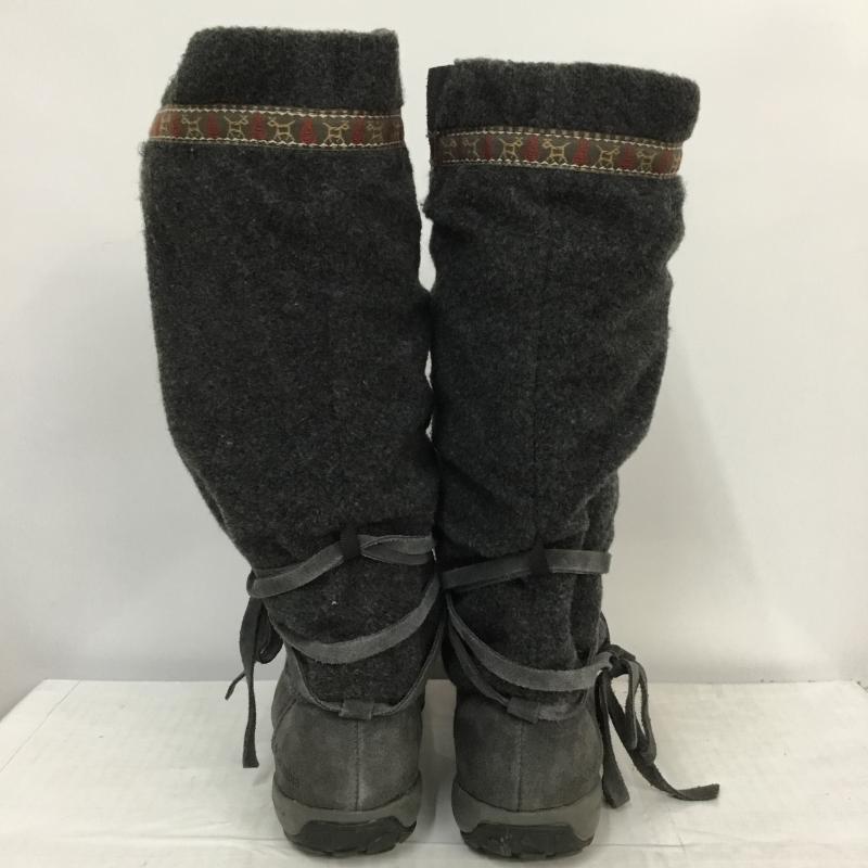 コロンビア Columbia ブーツ ロングブーツ KAH-NEE-TA BOOT YU9985-048 23cm 箱無 23.0cm 無地 X チャコールグレー / チャコールグレー / レディース USED 古着 中古 10045107