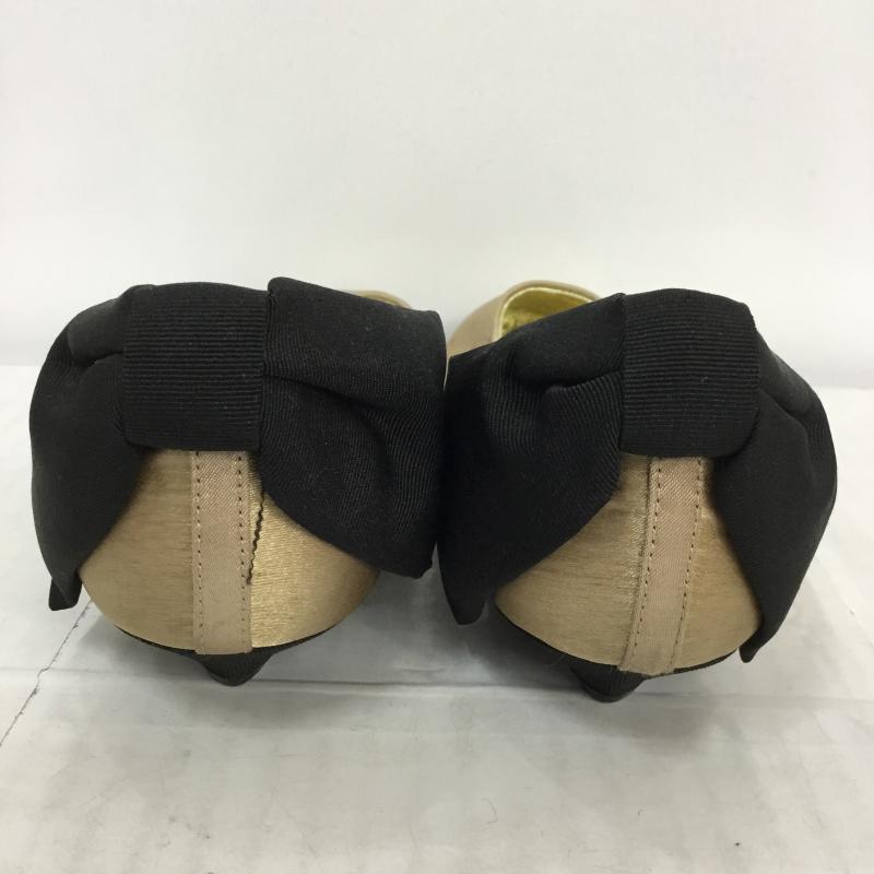ペピータ ドロ ユナイテッドアローズ Pepita d'oro UNITED ARROWS パンプス パンプス 23cm 箱無 23.0cm 無地 黒 / ブラック / X ベージュ / ベージュ / レディース USED 古着 中古 10045109