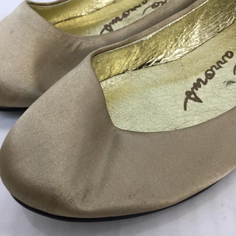 ペピータ ドロ ユナイテッドアローズ Pepita d'oro UNITED ARROWS パンプス パンプス 23cm 箱無 23.0cm 無地 黒 / ブラック / X ベージュ / ベージュ / レディース USED 古着 中古 10045109