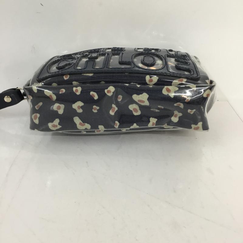 シーバイクロエ SEE BY CHLOE ポーチ ポーチ レオパード柄 ヒョウ柄 ヒョウ柄・レオパード柄 白 / ホワイト / X 桃 / ピンク / X 紺 / ネイビー / レディース USED 古着 中古 10045137