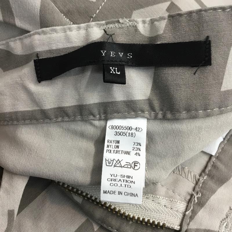 YEVS YEVS ボトムス ボトムス スキニパンツ XL 総柄 マルチカラー / マルチカラー / レディース USED 古着 中古 10045142
