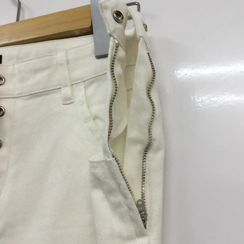 アールシーダブリュービー RCWB パンツ デニム、ジーンズ ホワイトデニム M 無地 白 / ホワイト / レディース USED 古着 中古 10045145