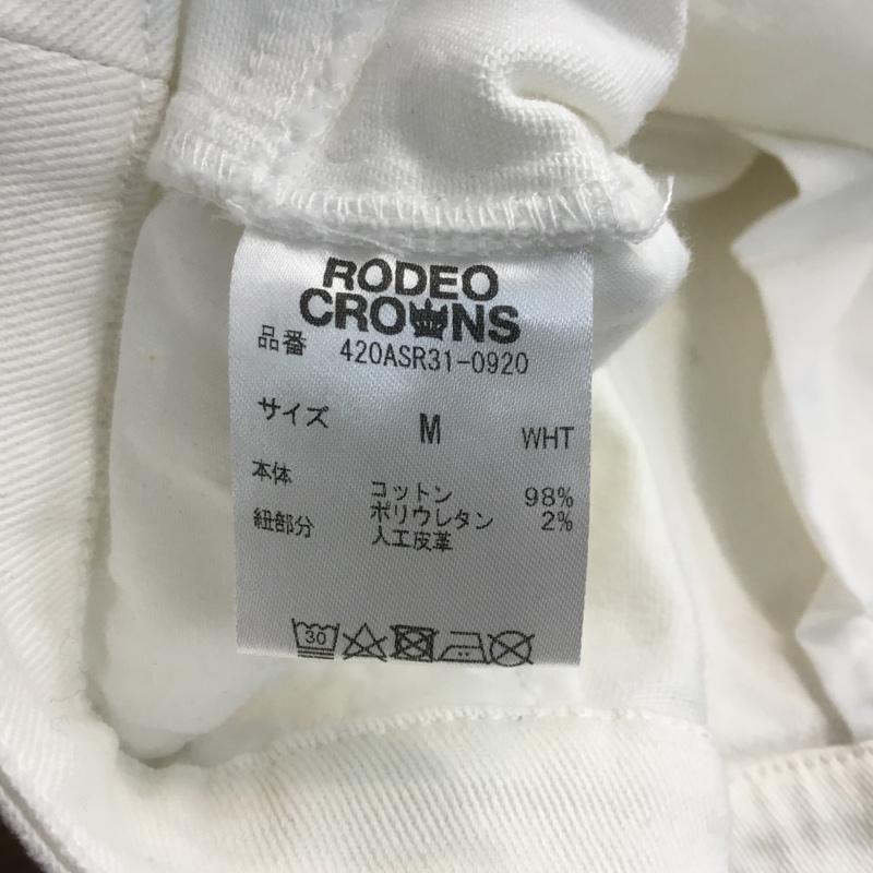 アールシーダブリュービー RCWB パンツ デニム、ジーンズ ホワイトデニム M 無地 白 / ホワイト / レディース USED 古着 中古 10045145