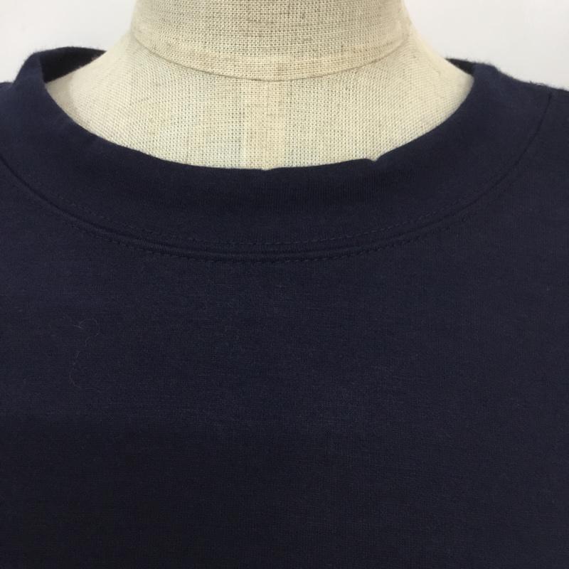 ダブルクローゼット w closet チュニック 長袖 タグ付 サイドスリットチュニック FREE 無地 紺 / ネイビー / レディース USED 古着 中古 10045210