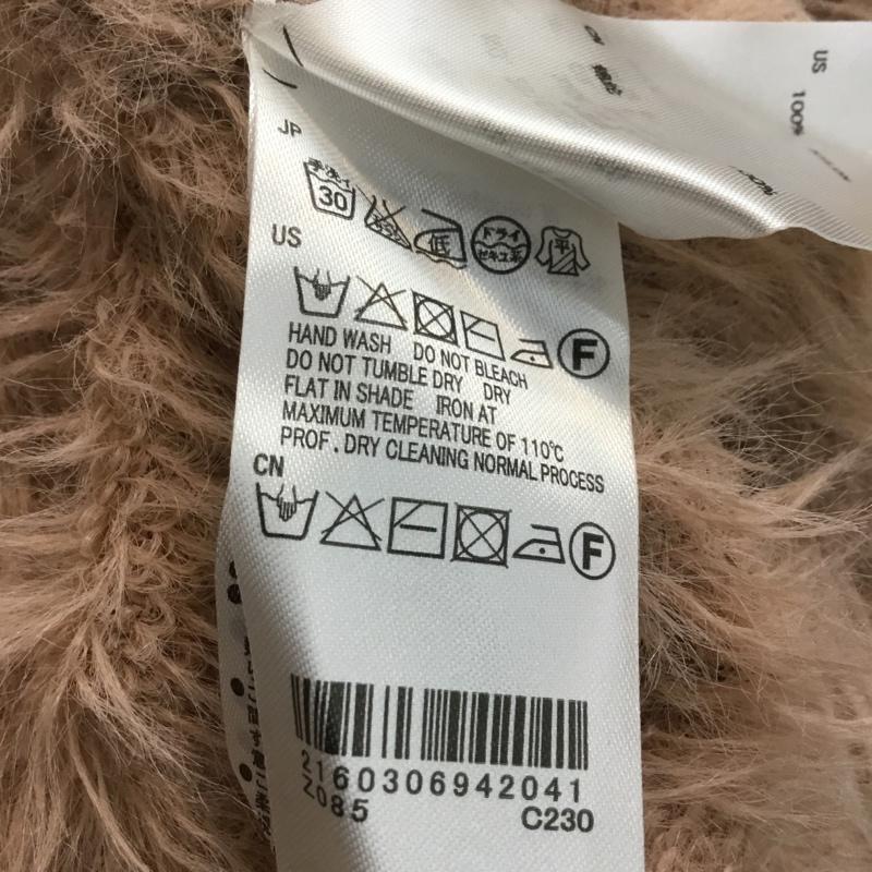 イーハイフンワールドギャラリーピー E hyphen world gallery PEACE ニット、セーター 長袖 FREE 無地 桃 / ピンク / レディース USED 古着 中古 10045230