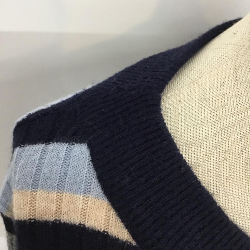 オリーブデオリーブ OLIVE des OLIVE ニット、セーター 長袖 ボーダー FREE ボーダー柄 マルチカラー / マルチカラー / レディース USED 古着 中古 10045279