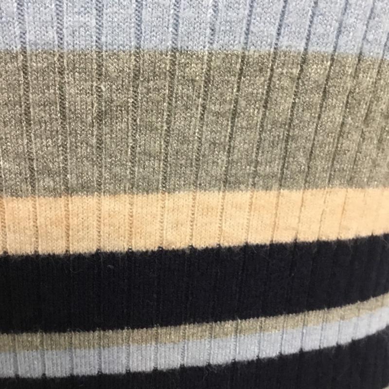 オリーブデオリーブ OLIVE des OLIVE ニット、セーター 長袖 ボーダー FREE ボーダー柄 マルチカラー / マルチカラー / レディース USED 古着 中古 10045279