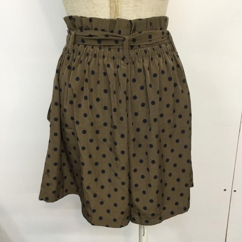 ケービーエフ KBF パンツ ショートパンツ ドット 水玉 ドット 茶 / ブラウン / レディース USED 古着 中古 10045301