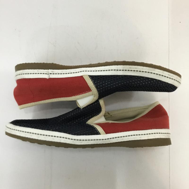 チャオパニック CIAOPANIC スリッポン スリッポン SIZE:41 箱無 無地 赤 / レッド / X ベージュ / ベージュ / X 紺 / ネイビー / メンズ USED 古着 中古 10045342