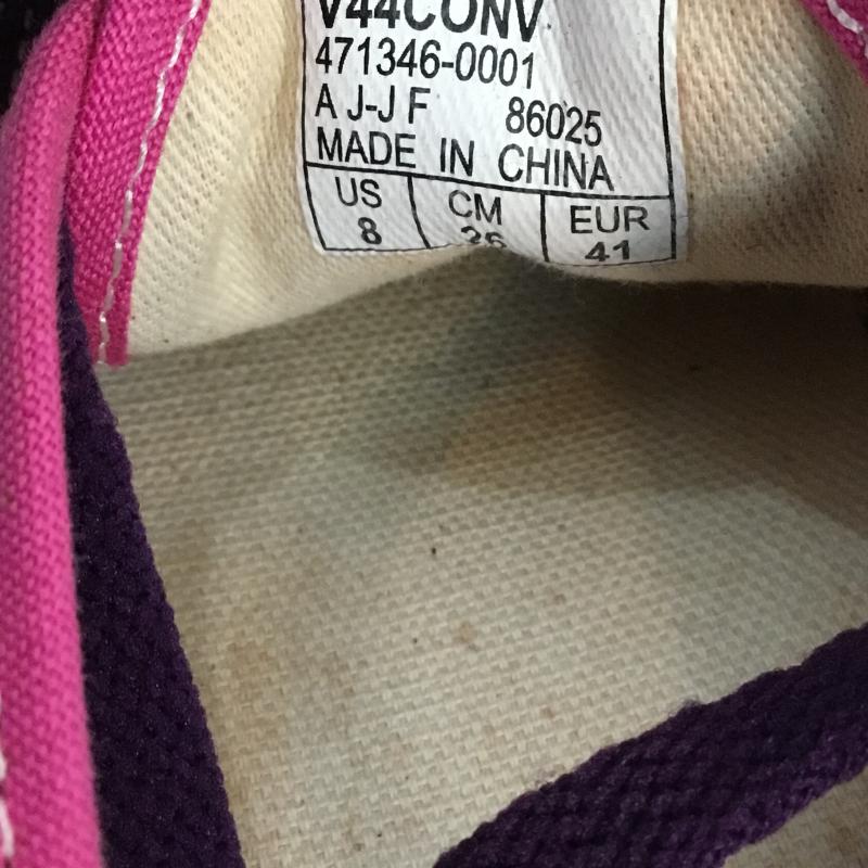 バンズ VANS スニーカー スニーカー V44CONV 26cm 箱無 26.0cm 無地 桃 / ピンク / X 紫 / パープル / メンズ USED 古着 中古 10045348