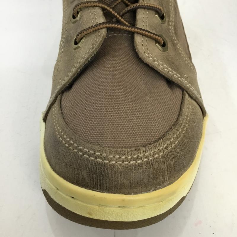 バンズ VANS スニーカー スニーカー V2141LCV TALL 25.5cm 箱無 25.5cm 無地 X ストライプ 茶 / ブラウン / メンズ USED 古着 中古 10045352