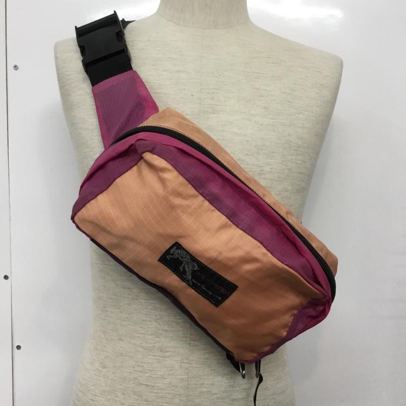 ワイルドシングス WILD THINGS ボディバッグ ボディバッグ 無地 桃 / ピンク / X 紫 / パープル / メンズ USED 古着 中古 10045401