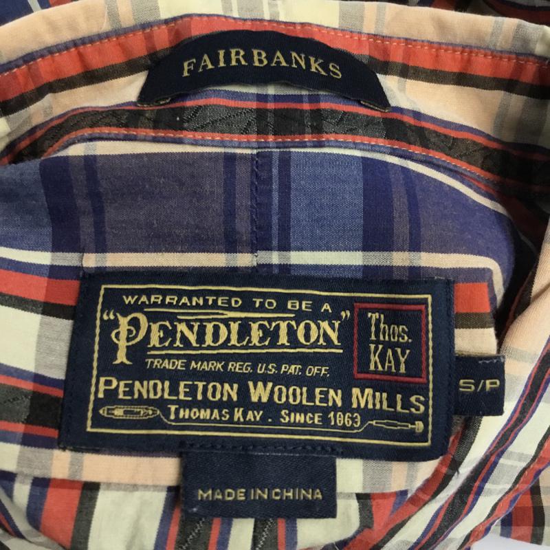 ペンドルトン PENDLETON シャツ、ブラウス 長袖 チェックシャツ S チェック マルチカラー / マルチカラー / メンズ USED 古着 中古 10045427