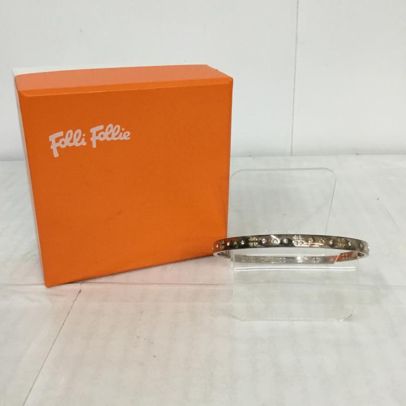 フォリフォリ Folli Follie アクセサリー ブレスレット、バングル LOVE&FORTUNE BRACELET 3B14F008C 箱有 銀 / シルバー / レディース USED 古着 中古 10045458