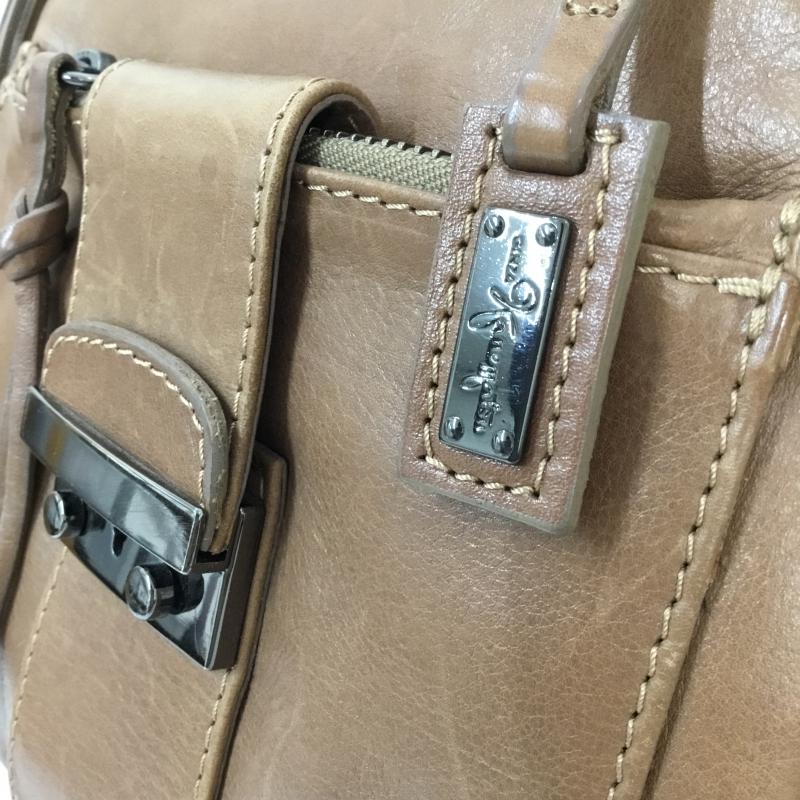 ギンザカネマツ GINZA Kanematsu ハンドバッグ ハンドバッグ 2way ショルダー 無地 茶 / ブラウン / レディース USED 古着 中古 10045575