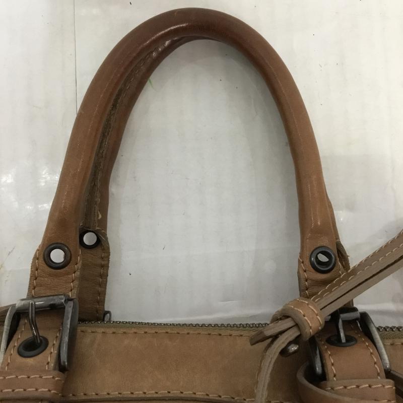 ギンザカネマツ GINZA Kanematsu ハンドバッグ ハンドバッグ 2way ショルダー 無地 茶 / ブラウン / レディース USED 古着 中古 10045575