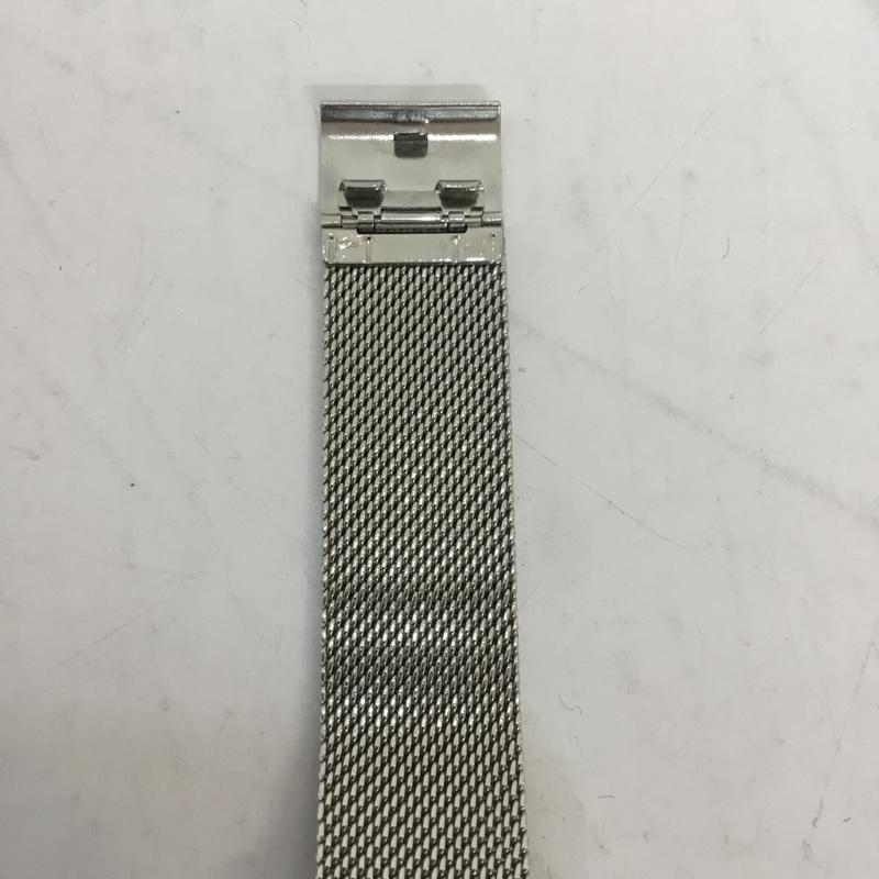 クローン KLON 腕時計 アナログ(クォーツ式) MOCK NUMBER -SILVER MESH- 箱有 無地 白 / ホワイト / X 銀 / シルバー / メンズ USED 古着 中古 10045607