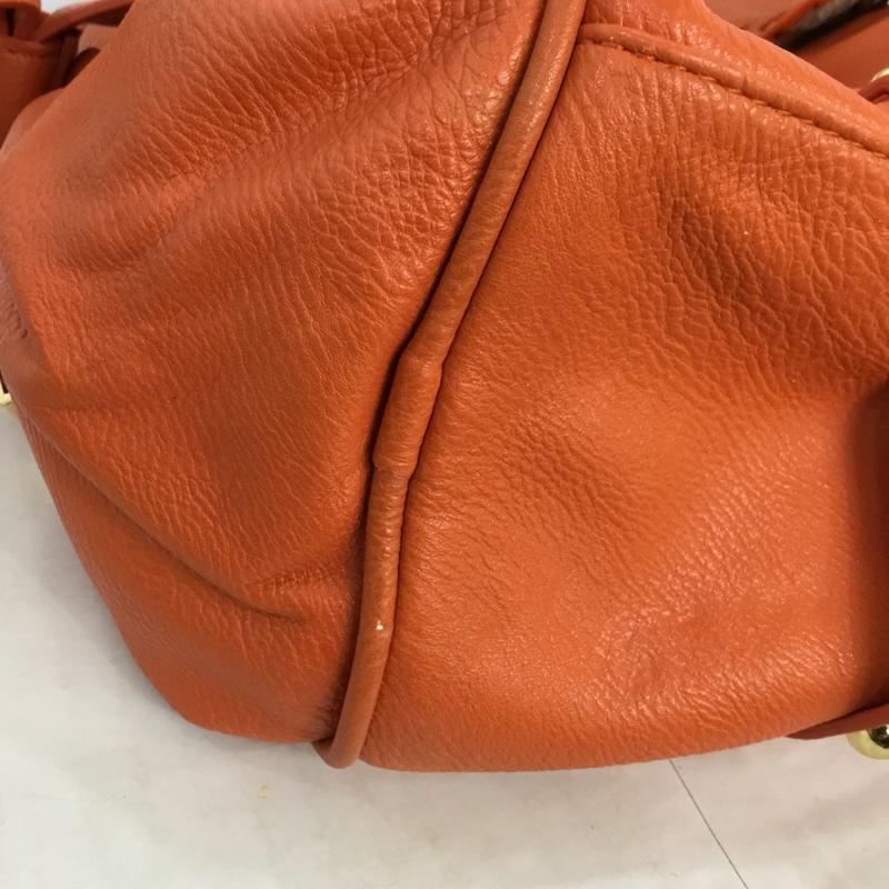 サマンサタバサ Samantha Thavasa ハンドバッグ ハンドバッグ 2WAY ショルダーバッグ タグ付き 無地 橙 / オレンジ / レディース USED 古着 中古 10045641
