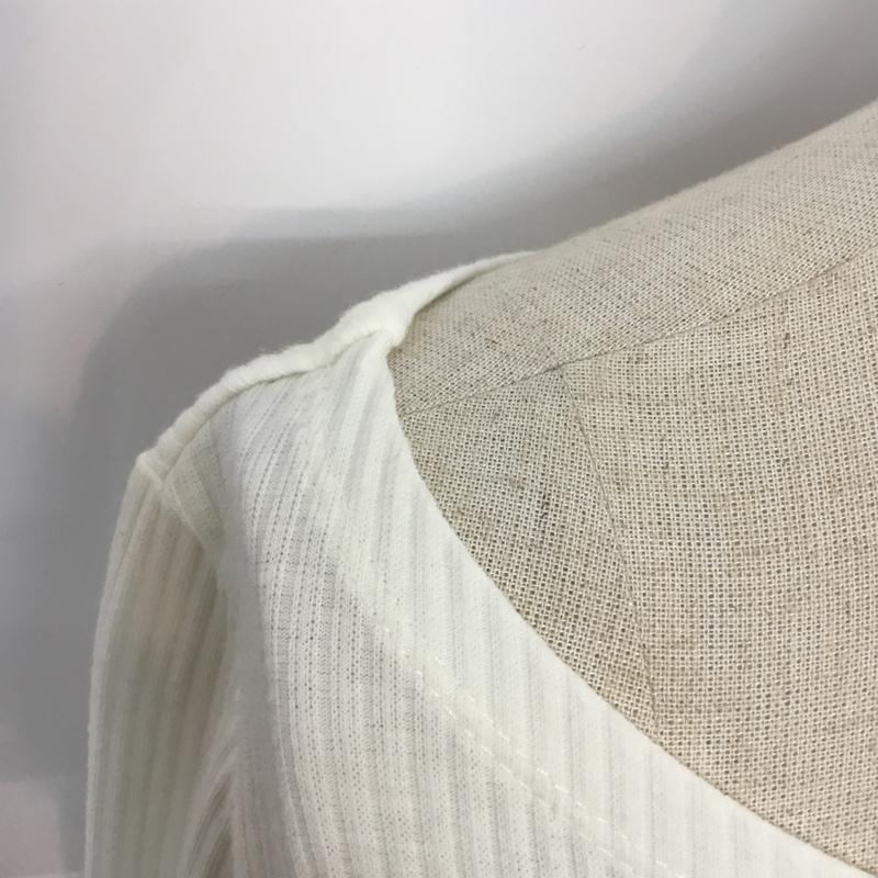 イーハイフンワールドギャラリー E hyphen world gallery カットソー 長袖 FREE 無地 白 / ホワイト /  レディース USED 古着 中古 10045657