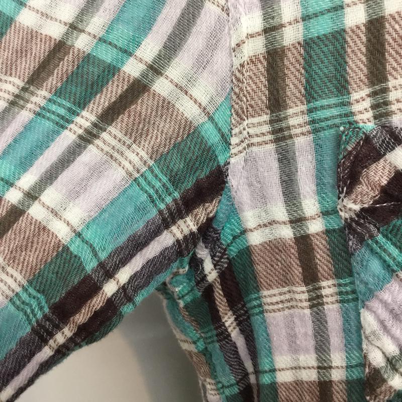 ナノベース nano base シャツ、ブラウス 長袖 チェックシャツ XL チェック マルチカラー / マルチカラー / メンズ USED 古着 中古 10045712