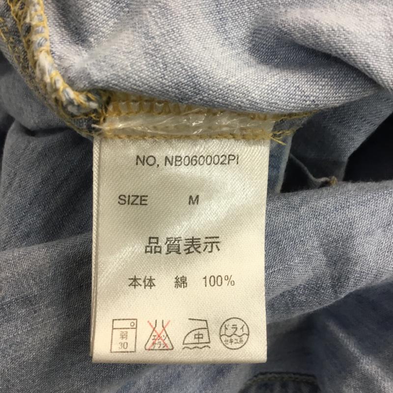 ローリーズファーム LOWRYS FARM シャツ、ブラウス 長袖 デニムシャツ M 無地 水色 / ライトブルー / レディース USED 古着 中古 10045730